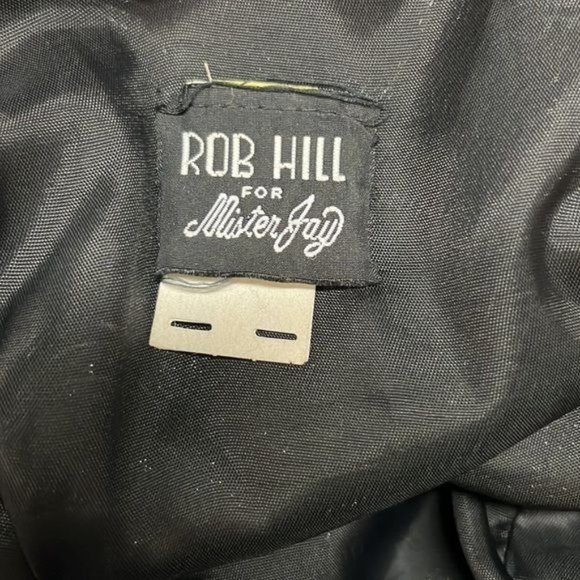 Vintage Rob Hill for Mister Jay Wet Silver Metallic Prom Cocktail Party Dress - Picture 9 of 13